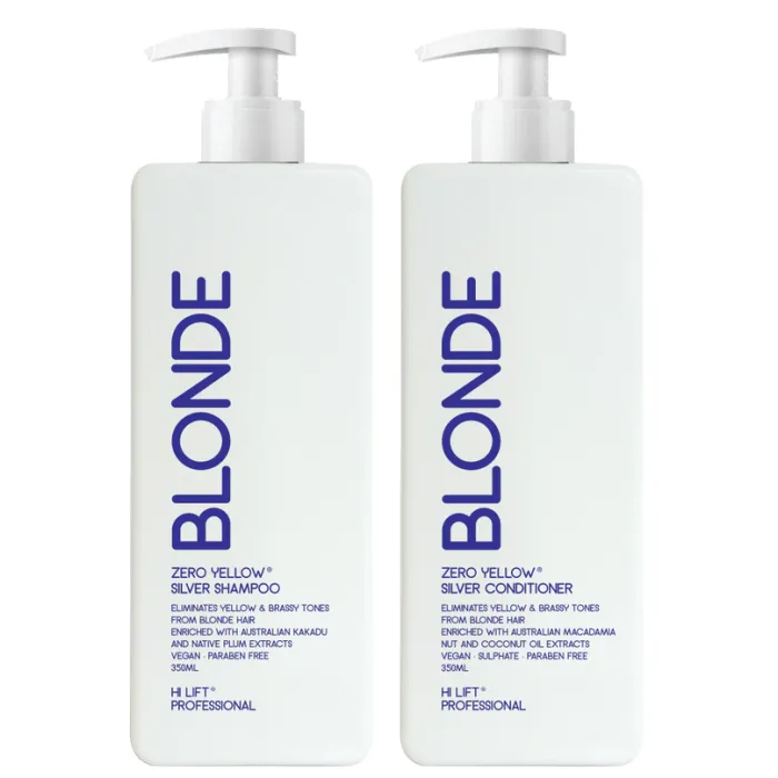 Blonde Zero Yellow Pure Silver 350ml Duo Pack 2 x 350ml