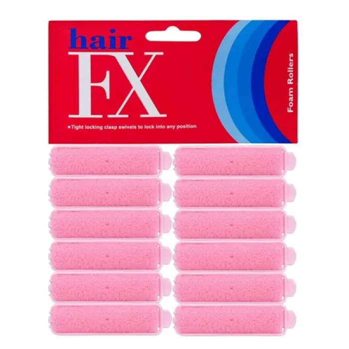 Hair FX Foam Rollers 12pk