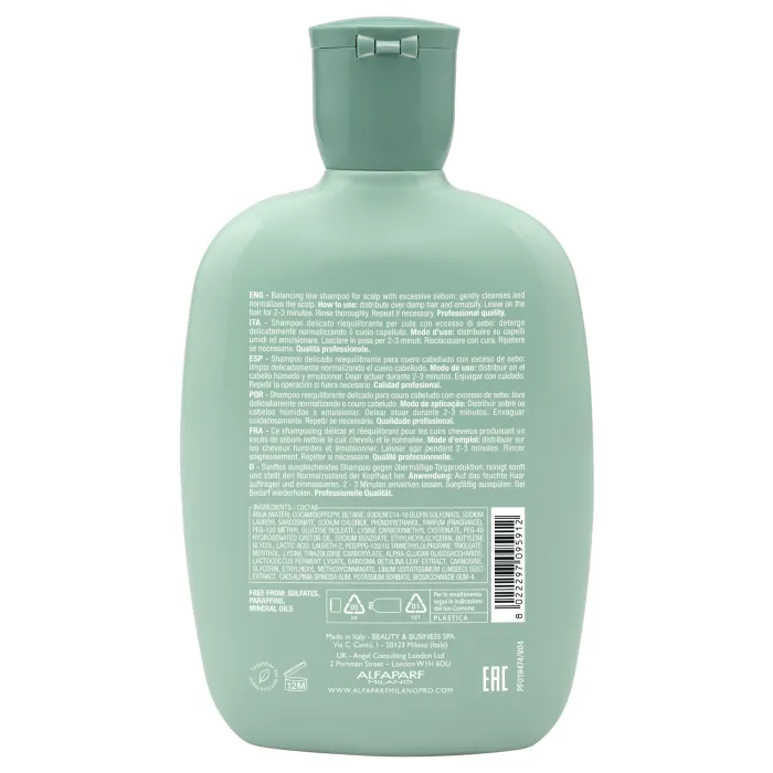Semi Di Lino Scalp Rebalance Balancing Low Shampoo
