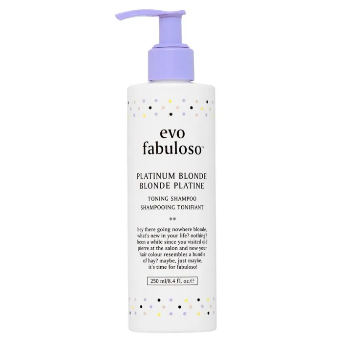 Fabuloso Platinum Blonde Toning Shampoo 250ml