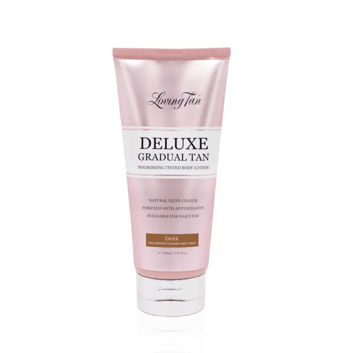 Deluxe Gradual Tan Nourishing Tinted Body Lotion - Dark 150ml 1 2062-deluxe-gradual-tan-nourishing-tinted-body-lotion-dark-150ml-1.webp