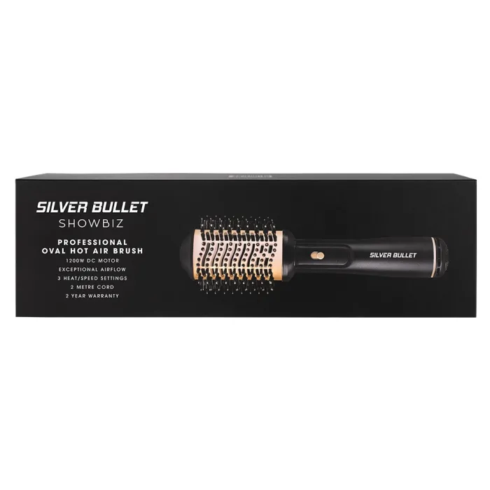 Showbiz Professional Oval Hot Air Brush Black