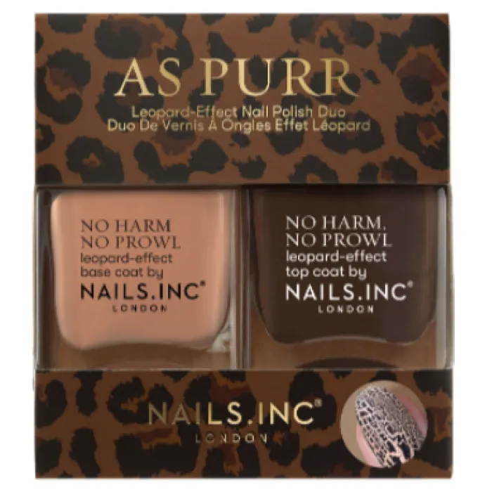 As Purr Leopard Nail Polish Duo 2 x 14ml