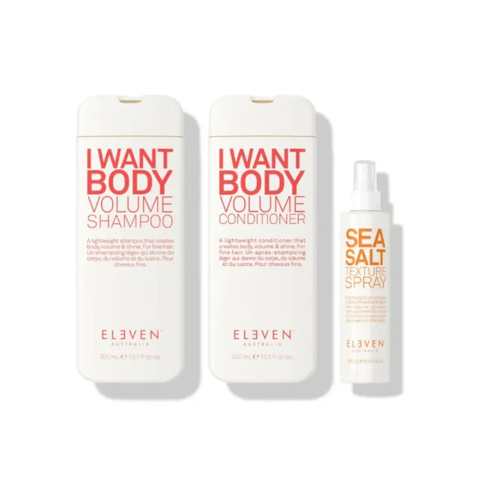 Volume Trio with Sea Salt Texture Spray 3 items