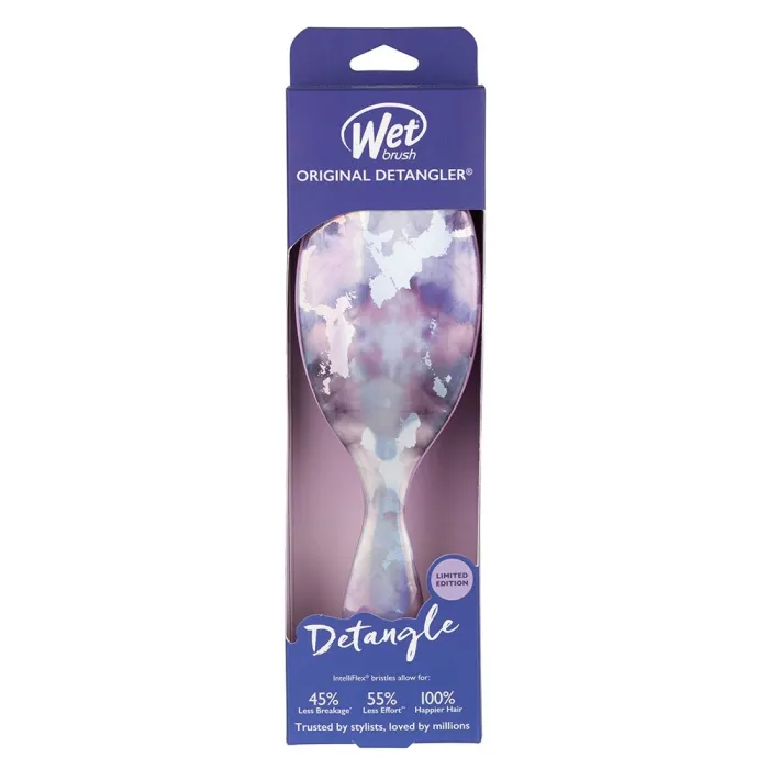 Watercolour Tie Dye Detangler Iris