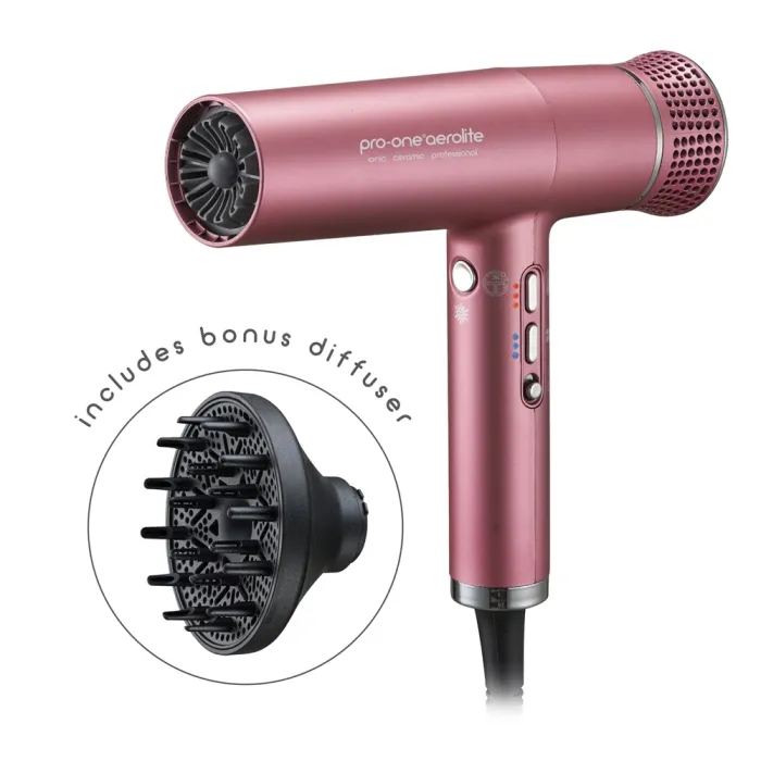 Aerolite Hairdryer in Blush