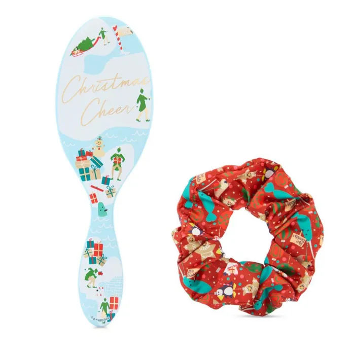 Holiday Joyeux Original Detangler and Scrunchie Set - Elf