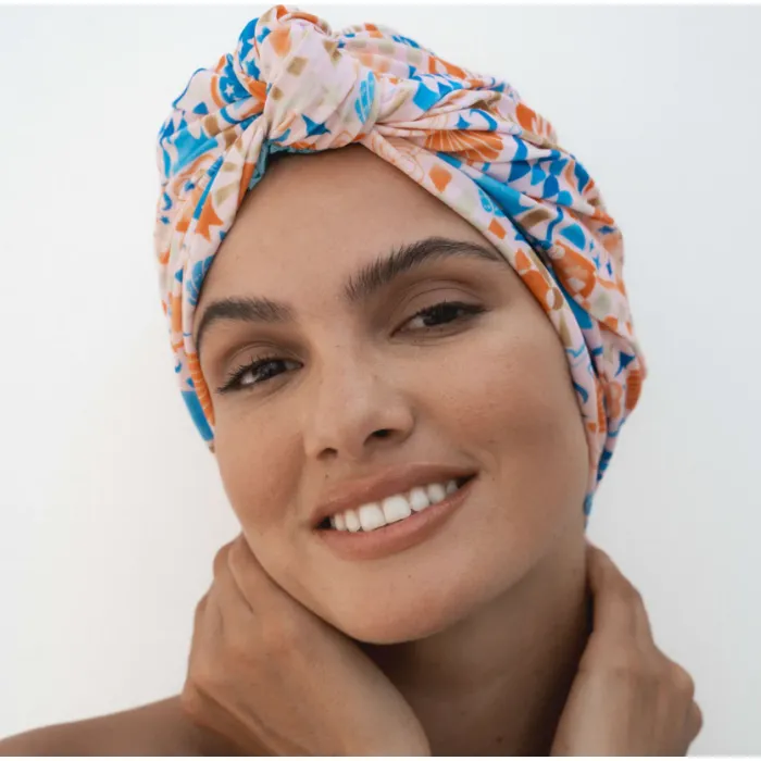 Dahlia shower cap in Yacht Vibes