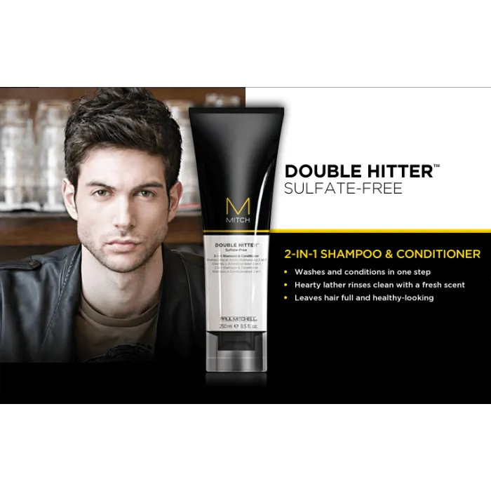 MITCH Double Hitter 2-1 Shampoo & Conditioner