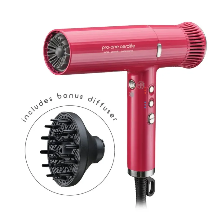 Aerolite Hairdryer in Diamond Pink