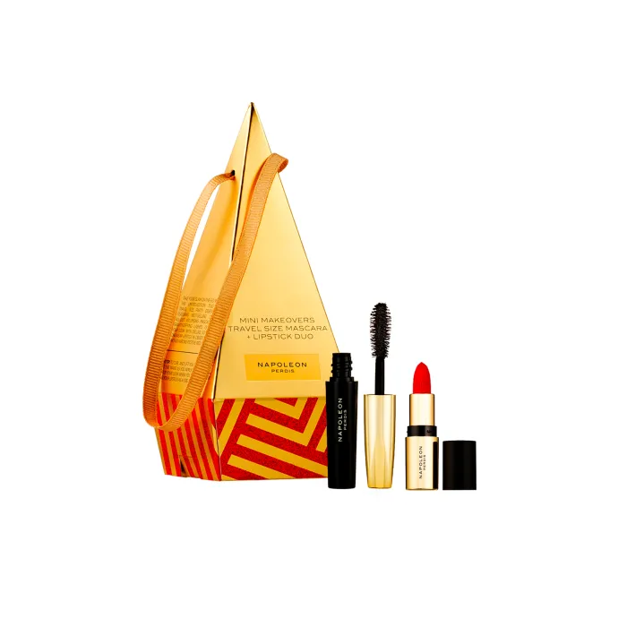Mini Makeovers Travel Size Mascara + Lipstick Duo (2 items)