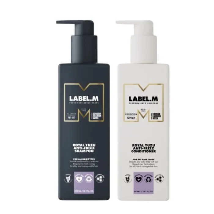 Royal Yuzu Anti-Frizz Shampoo and Conditioner Duo 300ml
