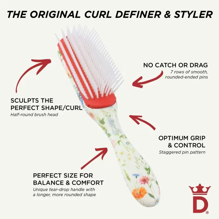 D3 7 Row Styler Floral Fantasies Brush