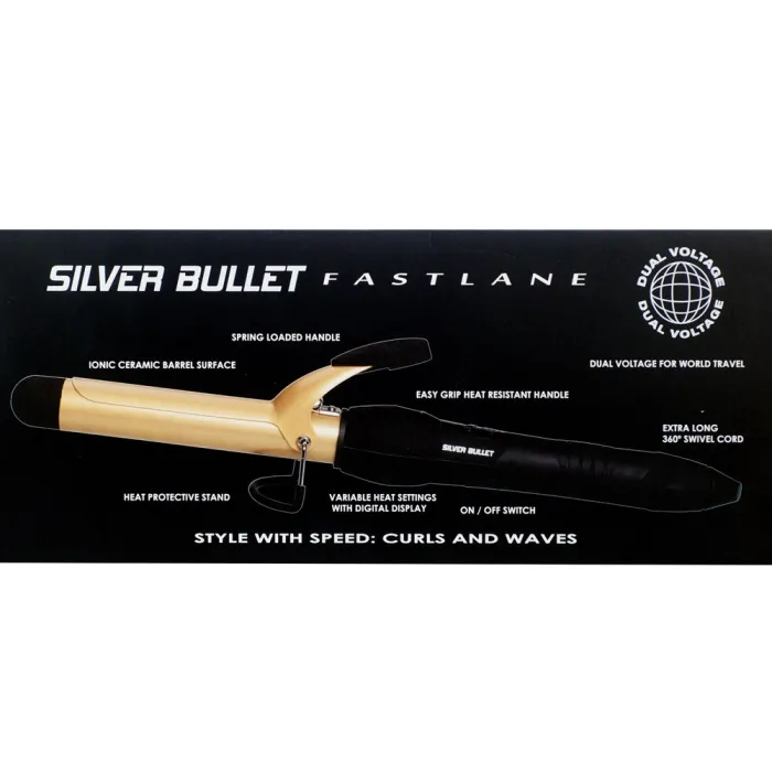 Fastlane Gold Ceramic Curling Iron 38mm 38mm