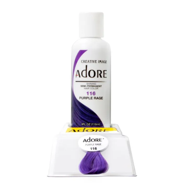 Semi Permanent Hair Colour - 116 Purple Rage AD116